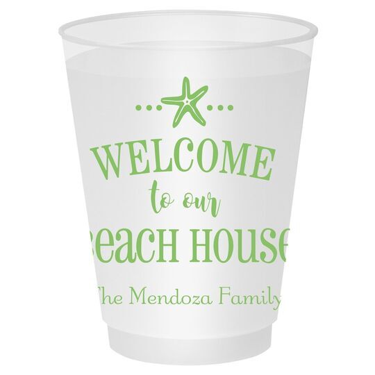 Welcome to Our Beach House Shatterproof Cups